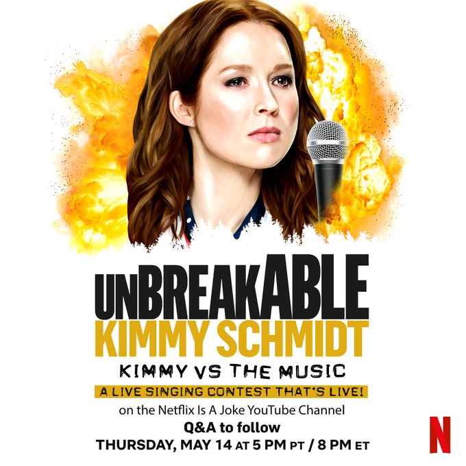 Are You Loving The Interactive Streaming, Unbreakable Kimmy Schmidt, Kimmy Vs. The Music Is Today!